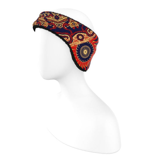 Saturn Mandala Head Warmer Autumn | Astrology Headband – view 2