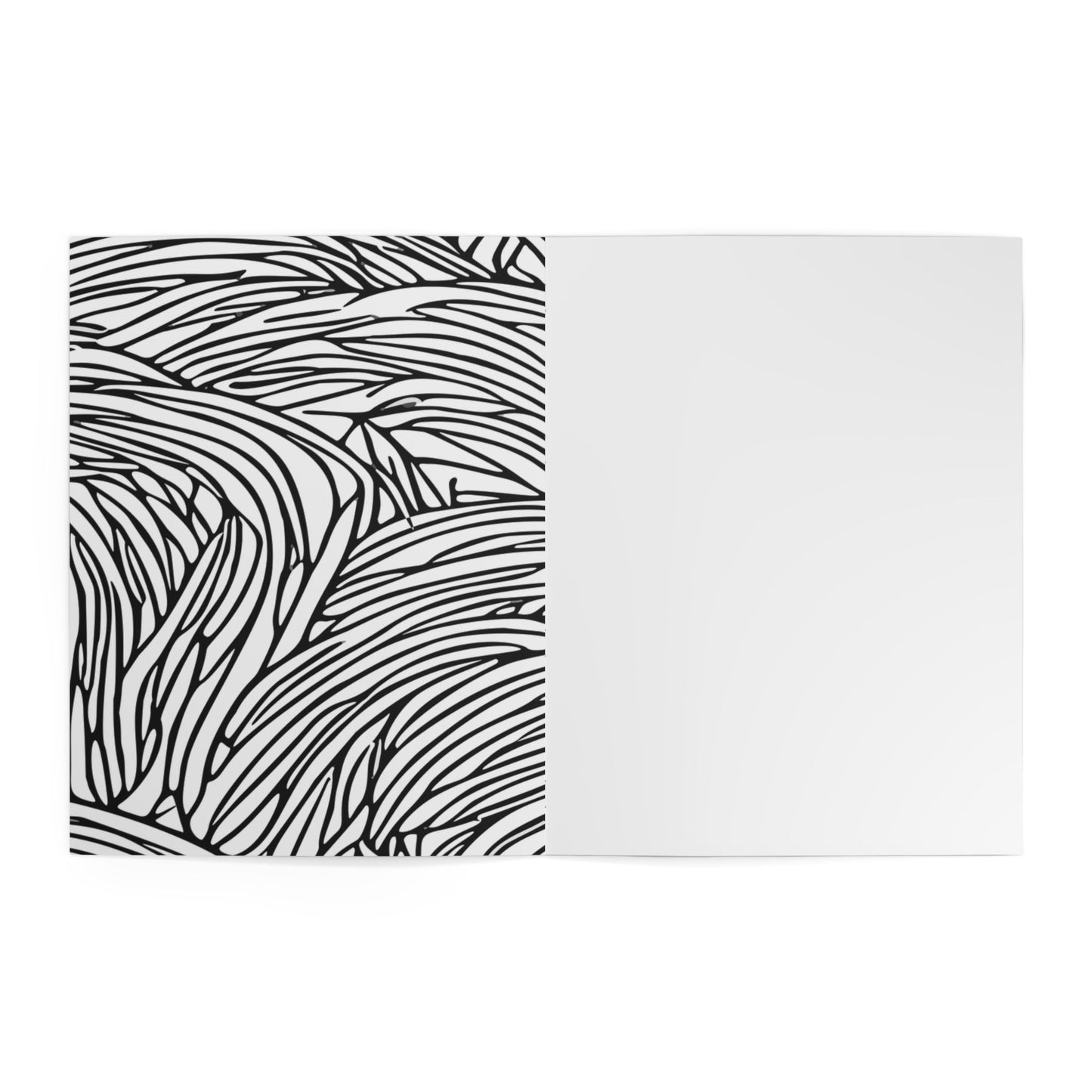 Adult Coloring Book — Space, Male Body & Nature Illustrations
