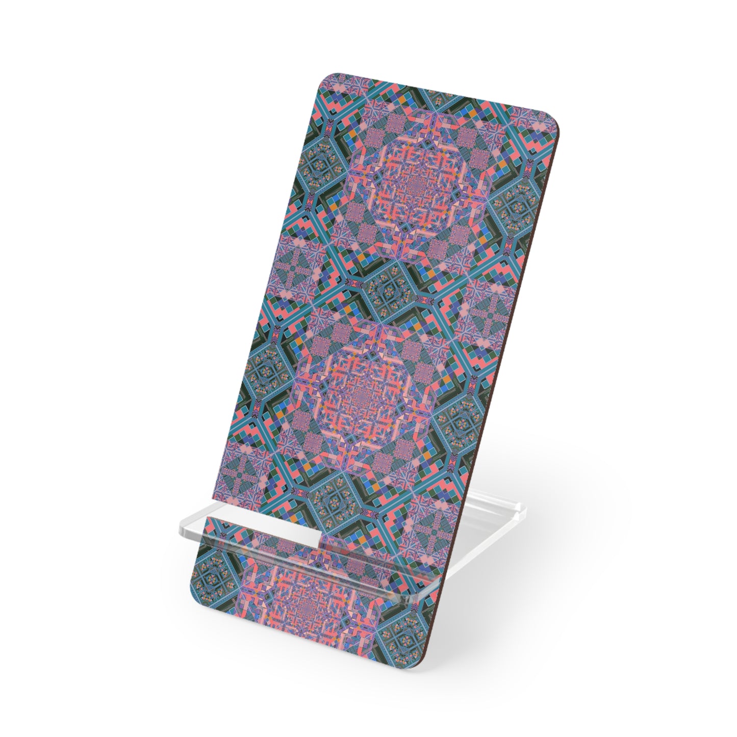 Kaleidoscope Mosaic Phone Stand — Foldable Mobile Display Stand