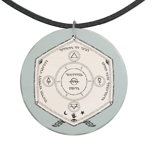 Necklace - Children of Saturn: Organic Wooden Ward Pendant – view 2