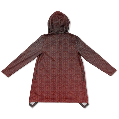 Heavyweight Elongated Cloak - AOP Scorched Secrets