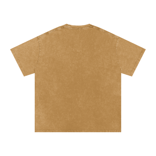 Yeah I'm Crazy But I Smell Good - Snow Washed Oversized Cotton T-Shirt