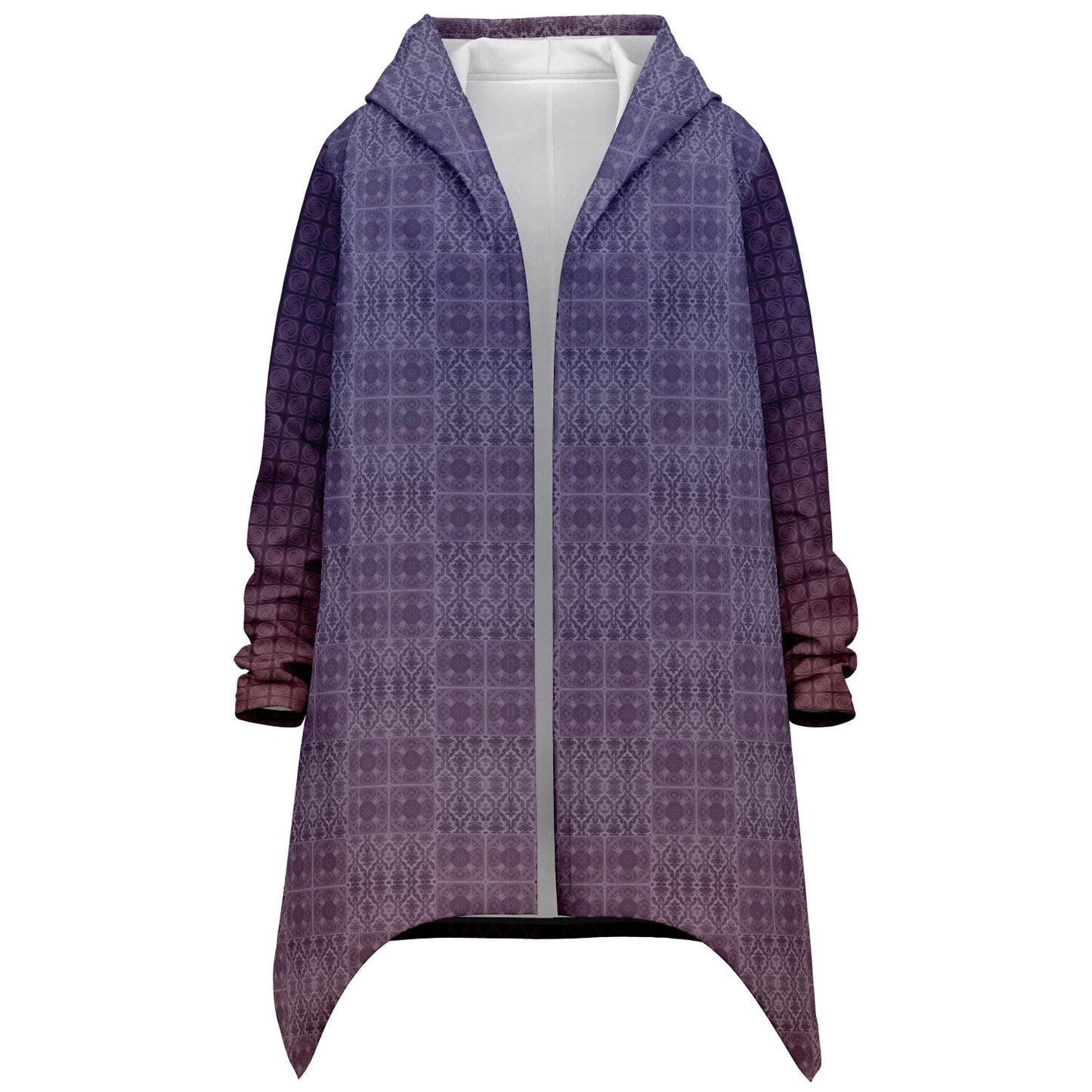 Heavyweight Elongated Cloak - AOP Well Wisher