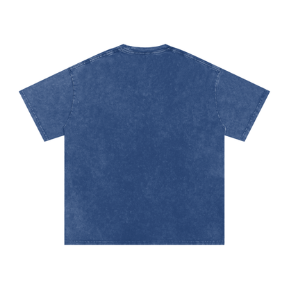 Not a Bystander - Snow Washed Oversized Cotton T-Shirt