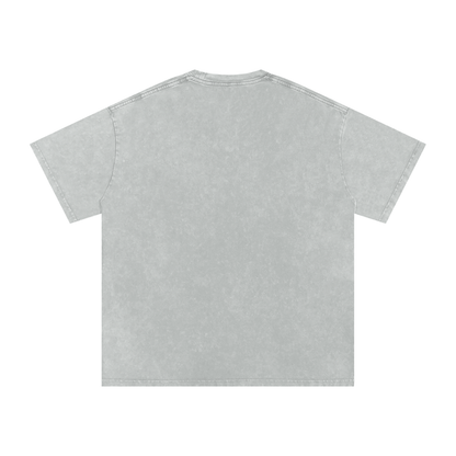 Yeah I'm Crazy But I Smell Good - Snow Washed Oversized Cotton T-Shirt