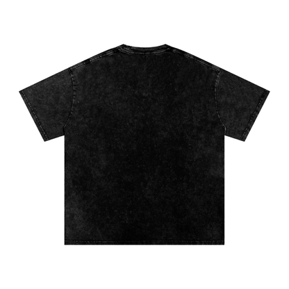 Not a Bystander - Snow Washed Oversized Cotton T-Shirt