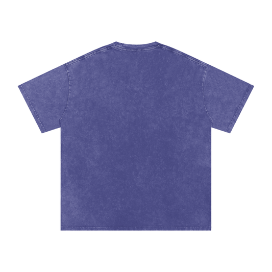 Not a Bystander - Snow Washed Oversized Cotton T-Shirt