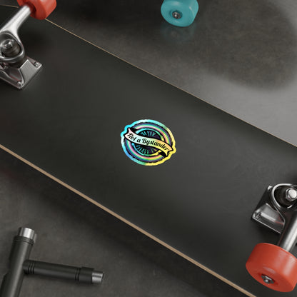 Not a Bystander Holographic Die-Cut Sticker — Rainbow Support, Bystander Intervention Awareness