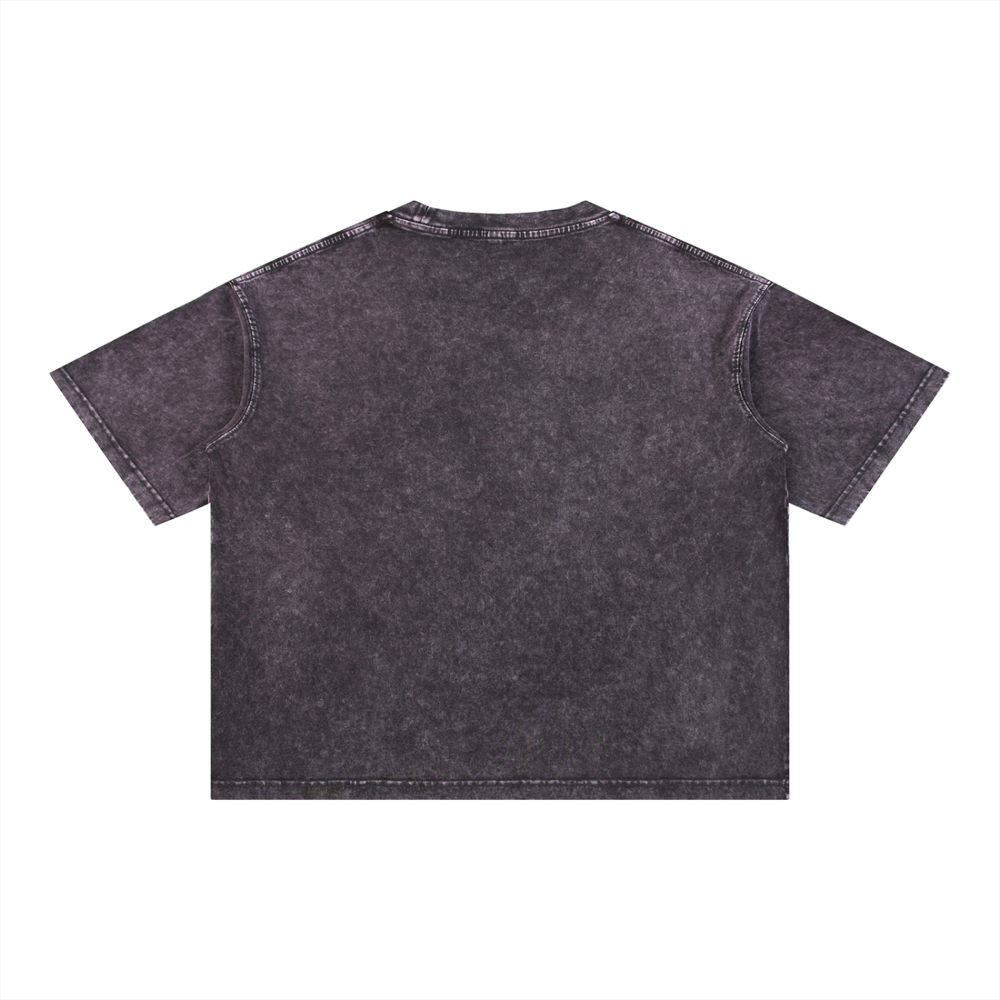 Aquarius Zodiac Mineral Wash Boxy T-Shirt - Oversized Heavyweight Cotton Tee