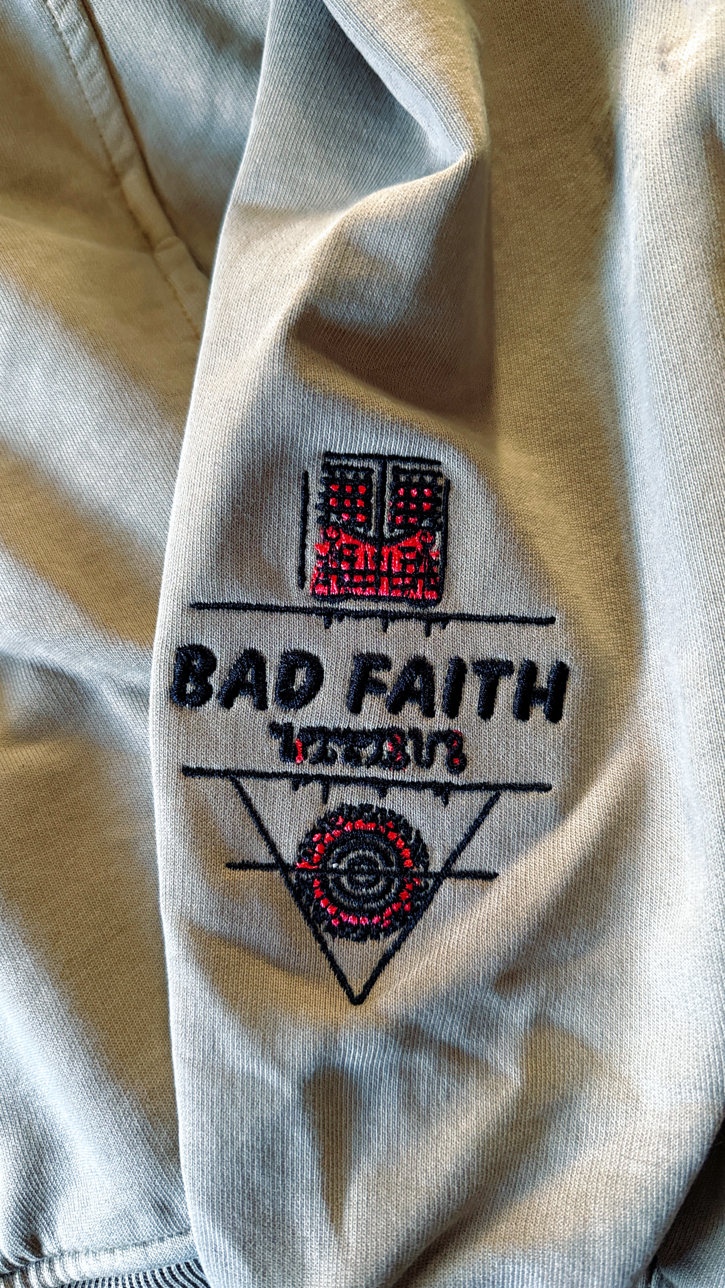 Saturn Stars Embroidered Hoodie - Artist Designed