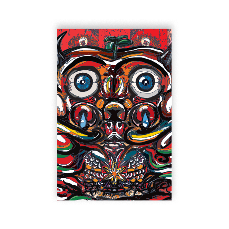Faces in mind | 4x6 Silver Pearlescent Cardstock Postcards variety pack | set of 6
