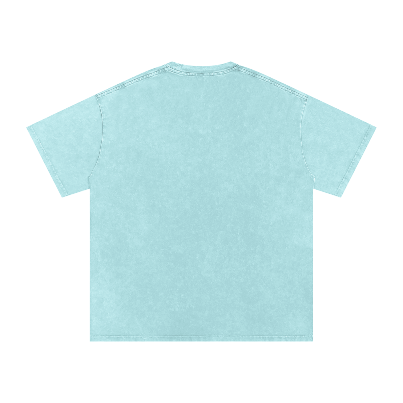 Lost in the Texture of Thought - Snow Washed Oversized Cotton T-Shirt