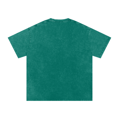 Sweet Antisocial Psycho - Snow Washed Oversized Cotton T-Shirt