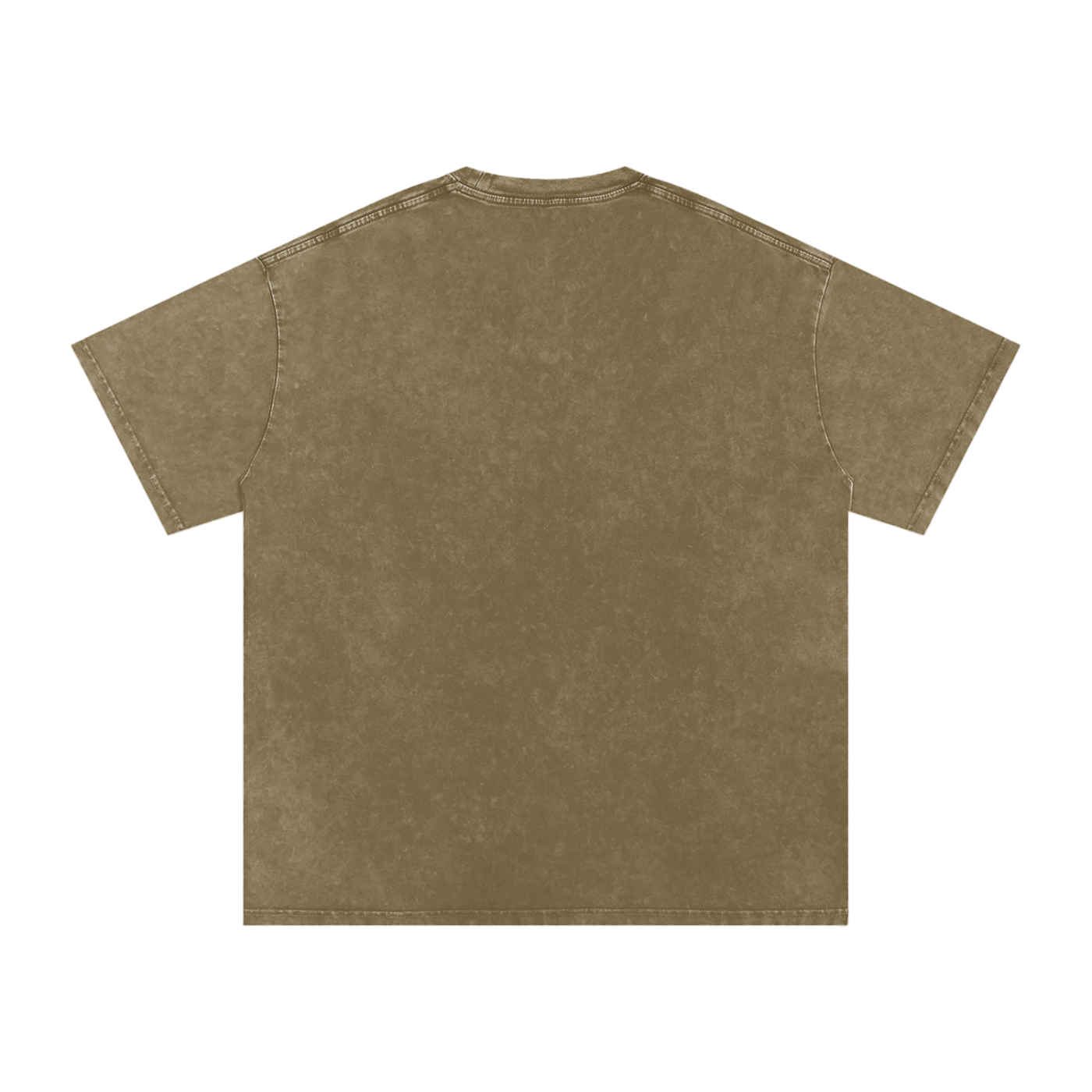 Lost in the Texture of Thought - Snow Washed Oversized Cotton T-Shirt