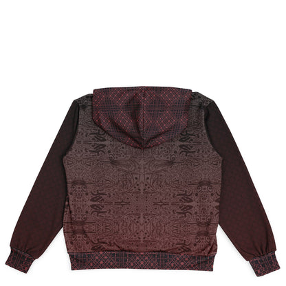 Hooded Baseball Jacket - AOP