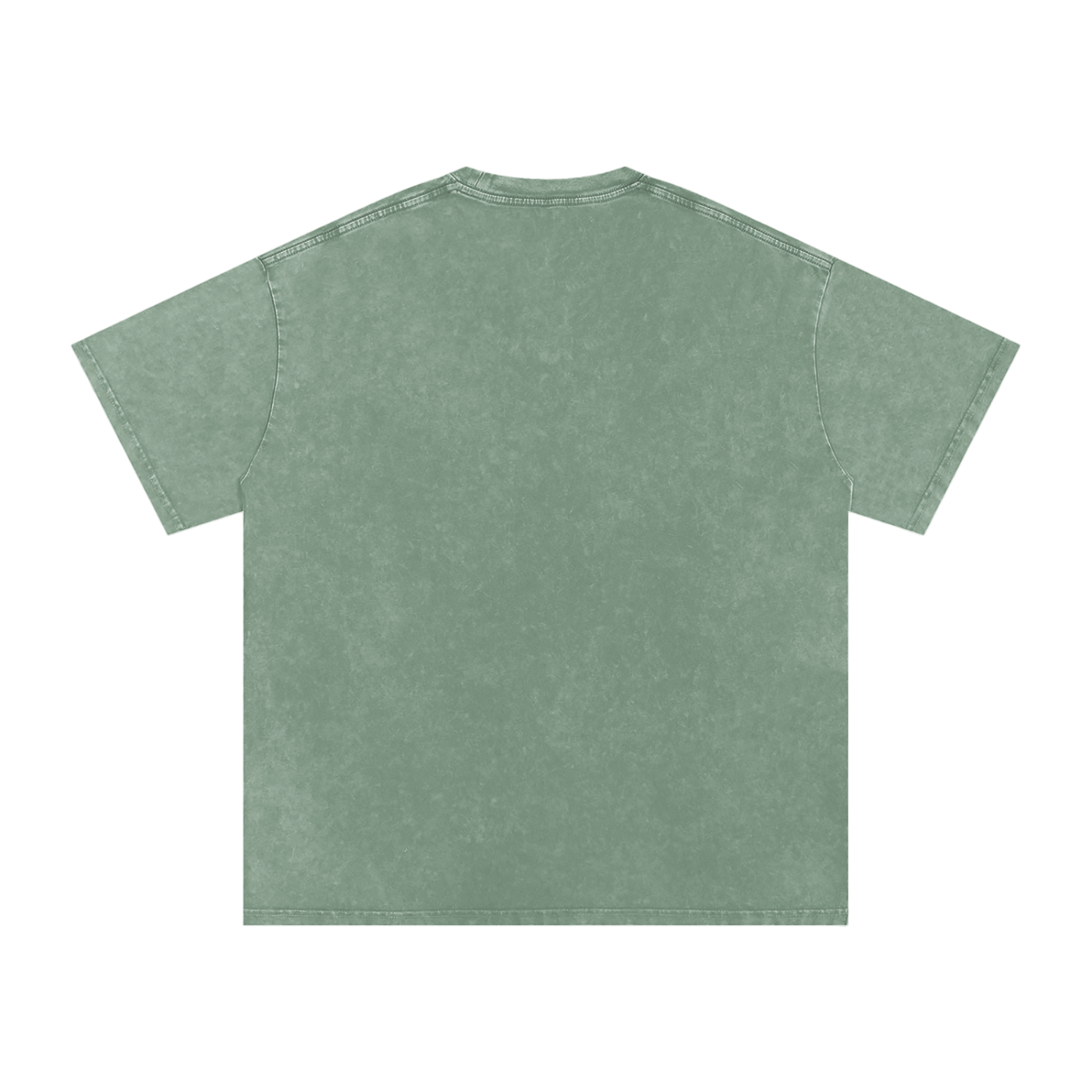 Lost in the Texture of Thought - Snow Washed Oversized Cotton T-Shirt