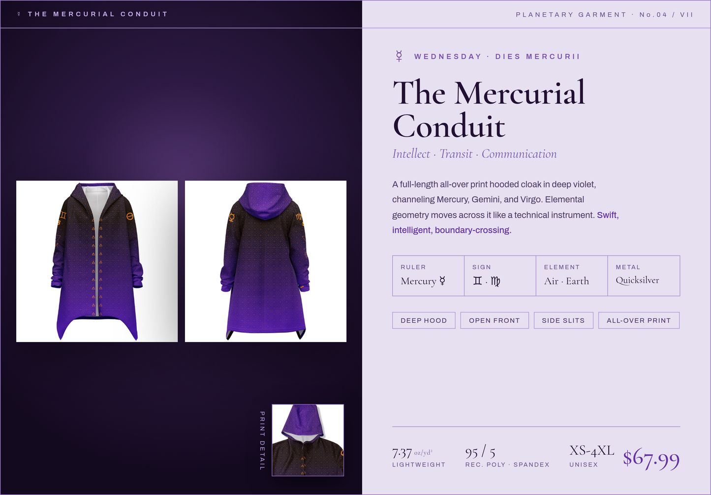 The Mercurial Conduit - Mercury Wednesday planetary cloak overview