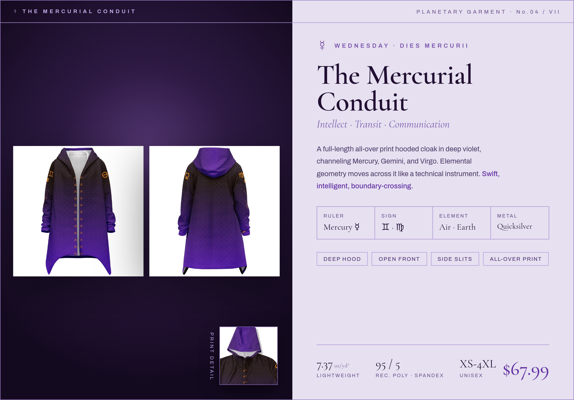 The Mercurial Conduit - Mercury Wednesday planetary cloak overview